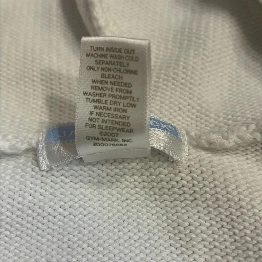 Janie and Jack Layette Knit Baby Hoodie | 3-6 Months | Hippo Embroidery